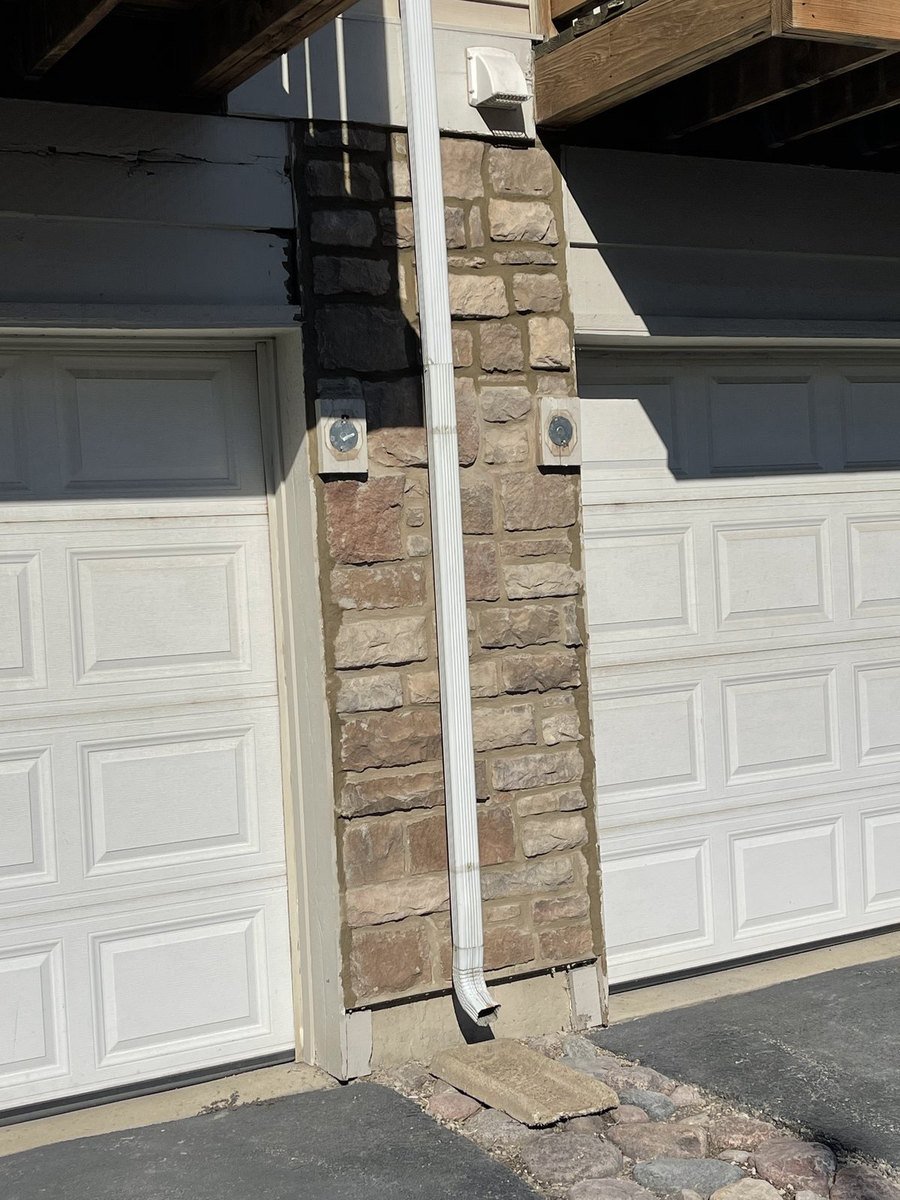 Stone column after rebuild